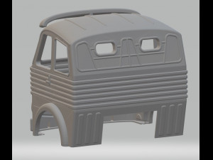 pegaso 2011 50 cabezon printable cabin truck Modelo de Impressão 3D