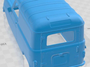 Renault 4 F4 1974 Printable Body Van 3D Print Model