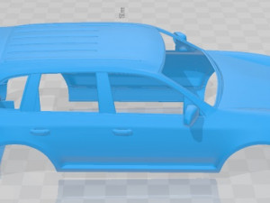 Porsche Cayenne S 2003 Printable Body Car 3D प्रिंट मॉडल