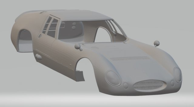 maserati tipo 151-3 printable body car 3D 打印模型 .c4d .max .obj .3ds .fbx .stl .blend