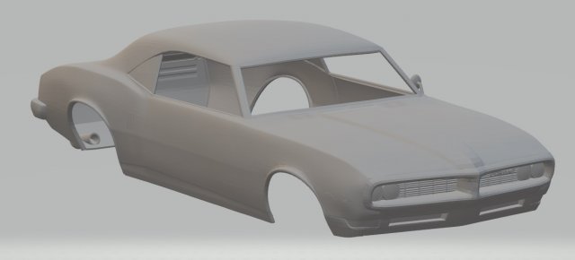 pontiac gto 1969 printable body car 3D printmodel .c4d .max .obj .3ds .fbx .stl .blend