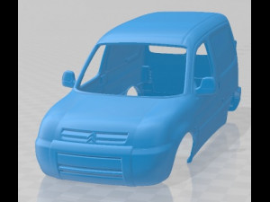 Citroen Berlingo 2002 Printable Body Van 3D Print Model