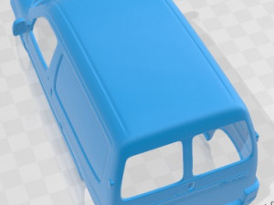 Citroen Berlingo 2002 Printable Body Van 3D Print Model