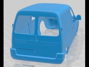 Citroen Berlingo 2002 Printable Body Van 3D Print Model