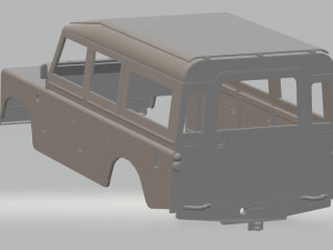 land rover serie 3 printable car 3D Принт Модель