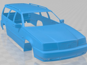 Volvo 850 Wagon 1992 Printable Body Car Model Cetak 3D