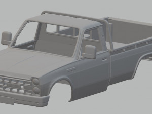 nissan junior 1970 printable body truck Modello di stampa 3D