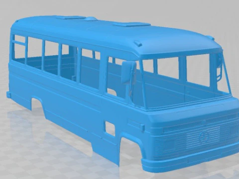 Mercedes Benz O 309 1979 Printable Body Bus 3D Print Model