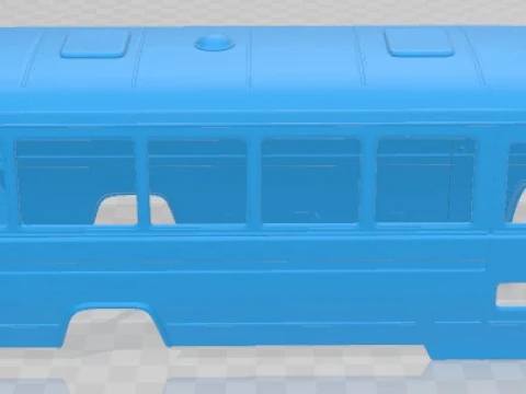Mercedes Benz O 309 1979 Printable Body Bus 3D Print Model