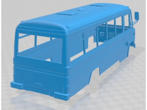 Mercedes Benz O 309 1979 Printable Body Bus 3D Print Model