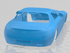 Mercedes Benz SLS class 2011 Printable Body Car 3D 프린트 모델