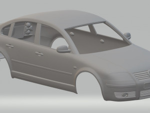 volkswagen passat printable body car Modelo de impresión 3D
