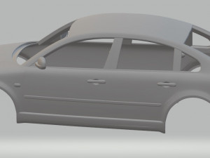 volkswagen passat printable body car Modelo de impresión 3D