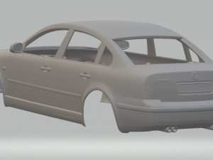 volkswagen passat printable body car Modelo de impresión 3D