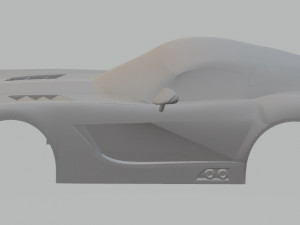 viper printable body car Modello di stampa 3D