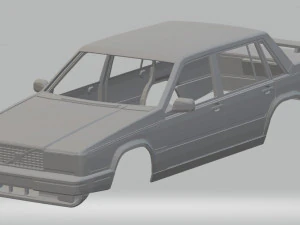 volvo 740 carrocer&iacute;a imprimible Modelo de impresión 3D