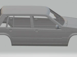 volvo 740 printable body car 3D Print Model