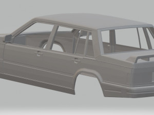 volvo 740 printable body car Modelo de Impressão 3D