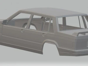volvo 740 printable body car 3D Print Model