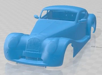 Morgan Aero Super Sports 2010 Printable Body Car 3D Print Model .c4d .max .obj .3ds .fbx .stl .blend 