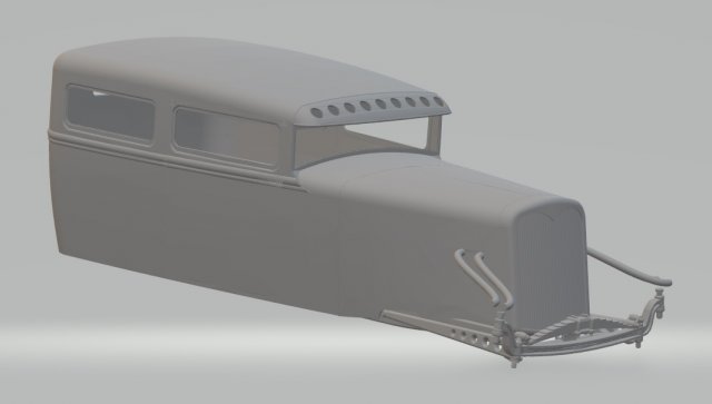 hot rod sedan printable body car 3D Print Model .c4d .max .obj .3ds .fbx .stl .blend