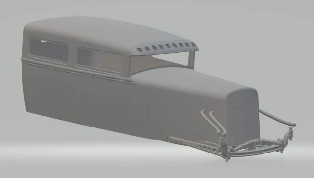 hot rod sedan printable body car 3D Print Model .c4d .max .obj .3ds .fbx .stl .blend 