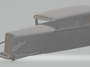 hot rod sedan printable body car 3D Print Model