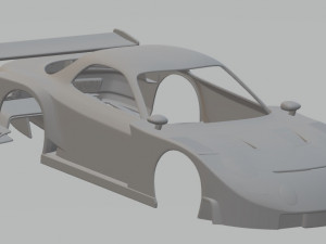mazda rx7 1996 printable body car 3D Print Model