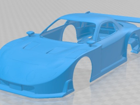 Mazda rx7 1996 printable body car 3D Print Model