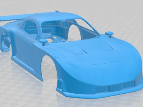Mazda rx7 1996 printable body car Modello di stampa 3D