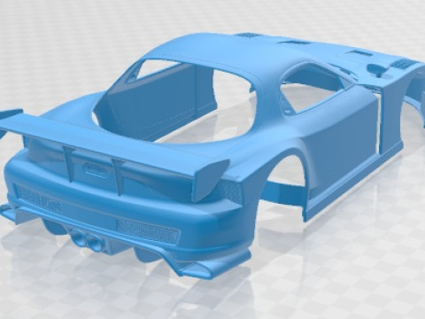 Mazda rx7 1996 printable body car Modello di stampa 3D