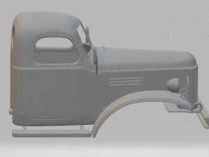 zil 157 printable cabin truck 3D Print Model
