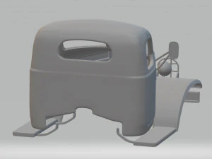 zil 157 printable cabin truck 3D Print Model