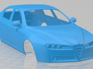Alfa Romeo 159 Sedan 2009 Printable Body Car 3D Print Model