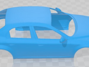 Alfa Romeo 159 Sedan 2009 Printable Body Car 3D Print Model