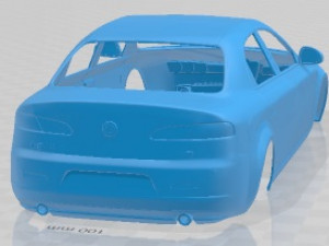 Alfa Romeo 159 Sedan 2009 Printable Body Car 3D Print Model