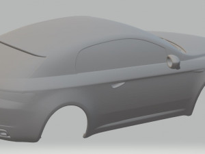 alfa romeo giulietta printable body car 3D Print Model