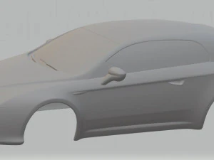 alfa romeo giulietta printable body car 3D Print Model