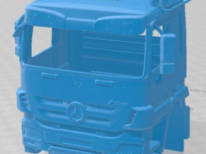 Mercedes Benz Actros Tipper Printable Cabin Truck 3D Print Model