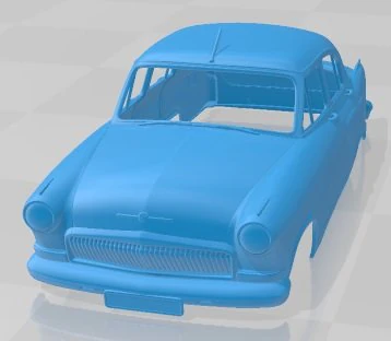 GAZ 21 Volga 1956Printable Body Car 3D Print Model .c4d .max .obj .3ds .fbx .stl .blend 