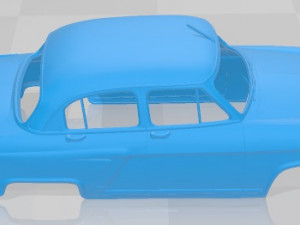 GAZ 21 Volga 1956Printable Body Car Model Cetak 3D