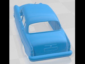 GAZ 21 Volga 1956Printable Body Car Model Cetak 3D