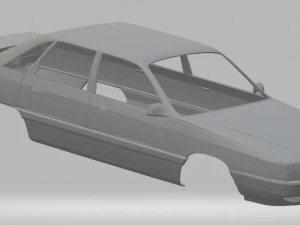 audi 100 printable body car 3D Print Model