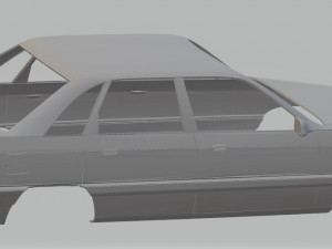 audi 100 printable body car Model do druku 3D