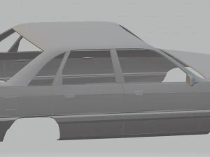 audi 100 printable body car 3D Print Model