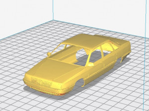 audi 100 printable body car Model do druku 3D