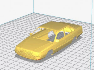 audi 100 printable body car 3D Print Model