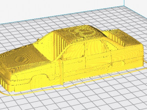audi 100 printable body car Model do druku 3D