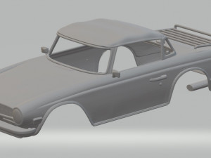 triumph tr6 printable body car Modelo de Impressão 3D