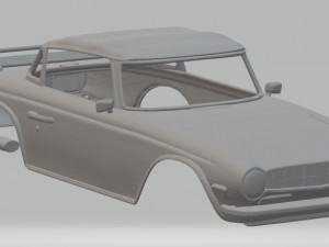 triumph tr6 printable body car Modèles 3D en vedette